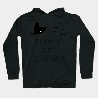 Cat Naptime Is My Happy Hour Hoodie